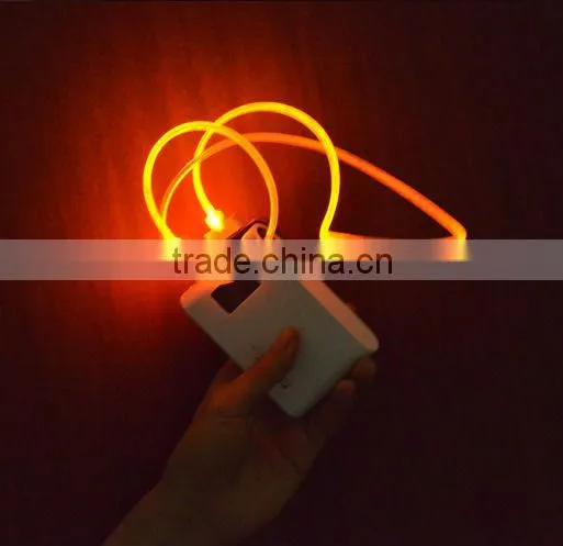 Colorful Led Smiley Face Micro Usb Cable