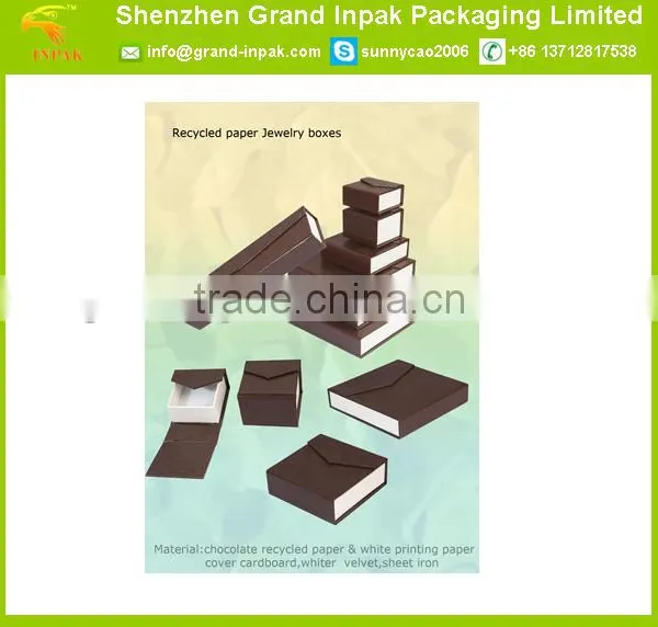 Hot sale art paper jewelry packaging gift box with logo/packing box for jewelry
