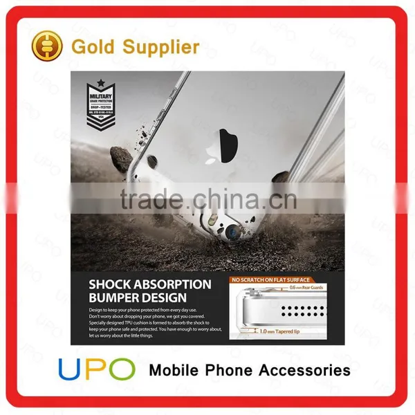 [UPO] High Quality Ultra Thin Slim Clear Anti-scratch Acrylic PC+ TPU Mobile Back Cover Case for IPhone se photo-6