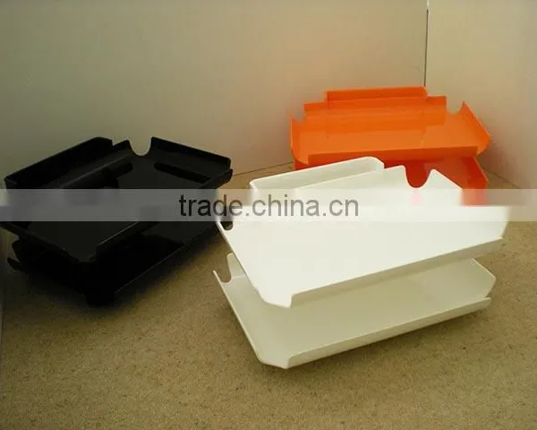 Manufacture Customized Stackable Colorful Acrylic Luxury Serving Tray Wholesale Price, High Quality photo-5