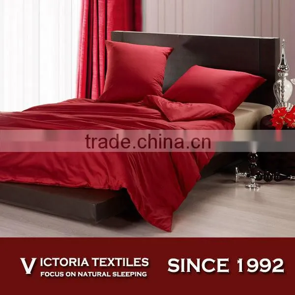 Burgundy 100 Cotton 300TC Complete Bedding Sheets Set