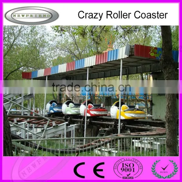 Outdoor Amusement Ride Roller Coaster Crazy Mouse Train for Kids and Adults photo-2