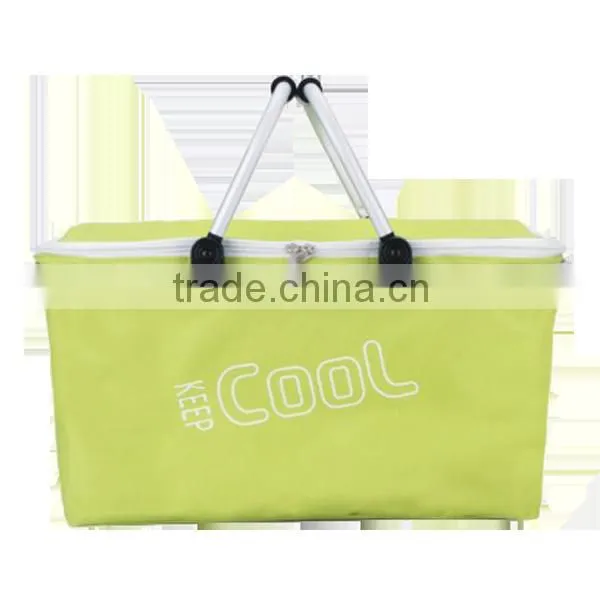 Fruits Wine Food Bag, Canvas Holiday Camping Travel Bag, Insulated Thermal Food Carry Bag photo-3