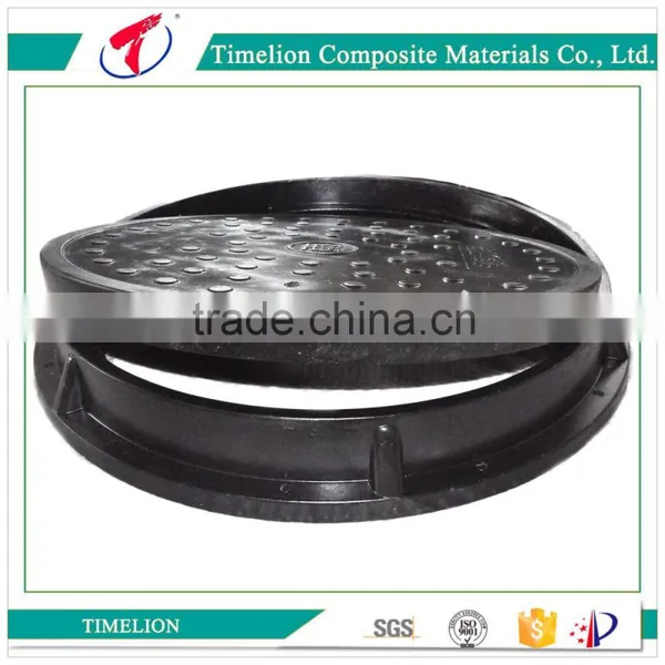 SMC Manhole Cover Weight /Composite Manhole Cover & Frame With Lock C250