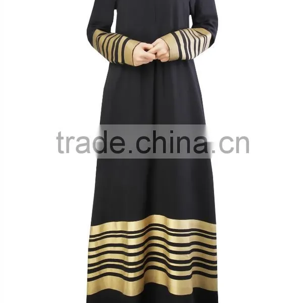Long Dress Abaya Dubai Women Malaysia Dress Muslim Maxi Dress photo-3