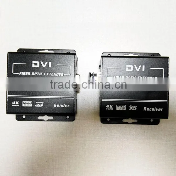 DVI KVM Extender Over Fiber 4K UHD Supports DVI 1.0 and HD-MI V1.4 photo-2
