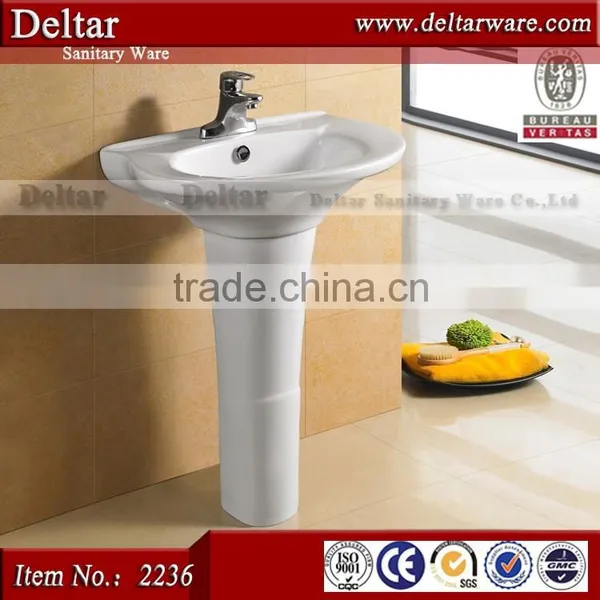 High Quality Cheap Wash Pedestal Basin Sink_KTV Outdoor Pedesta Basin_Hotel Family Bathroom Wash Basin photo-5