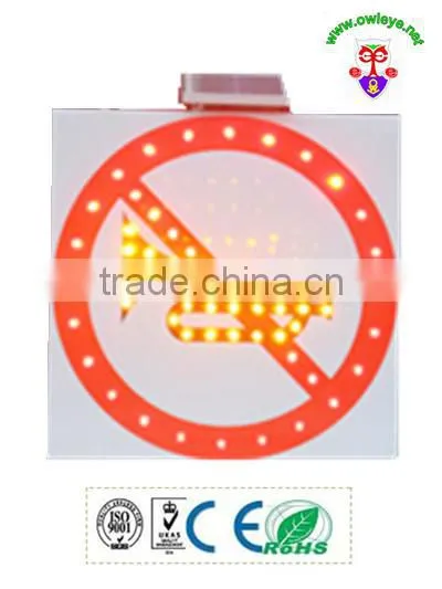 Solar Flashing no Honking Traffic Signs, Solar Powered Traffic Signals photo-2