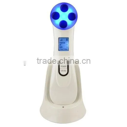 2016 EMS+RF+LED Therapy Good Seller Radio Frequency Skin Health Device for Women Use Facial Toner Machine With Heat Energy photo-5