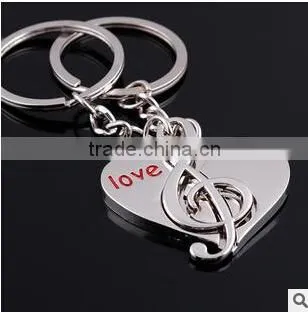 Promotional Metal Key Chains/ Piano Metal Key Chains Wholesale Music Metal Key Rings photo-3