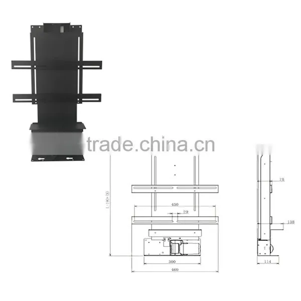 32 and 46 Inch Electic LCD TV Lift Mechanism Smooth Lift photo-4
