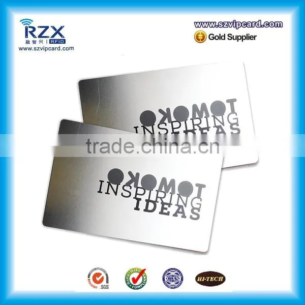 Cheap Metal Name/ Business Card With Cutting Letters