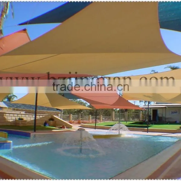 HDPE Green Sunshade Sail Tent photo-2