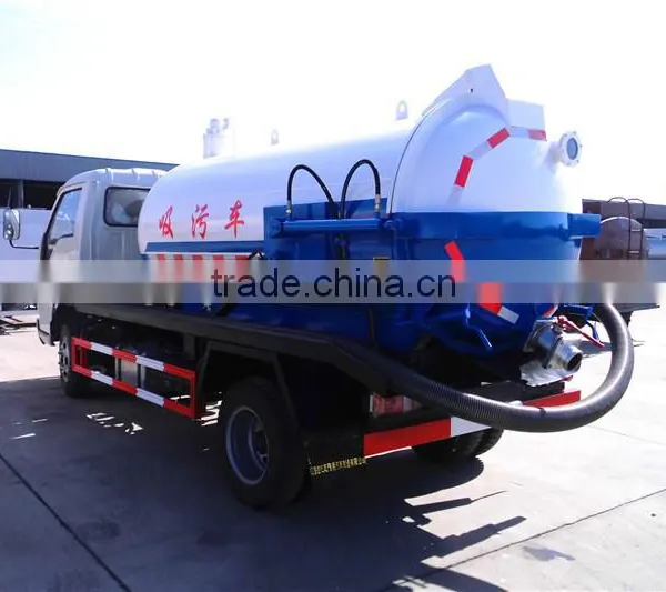 Forland Left Hand Drive 3 Cubic Meters Vacuum Suction Sewage Truck photo-2
