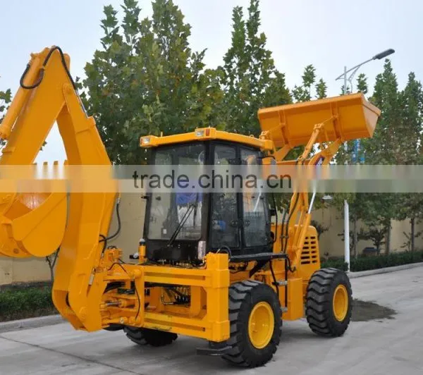 3-8ton Backhoe Loader With Air Condition and Hammer Line photo-2