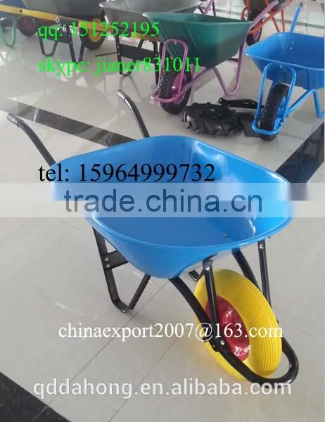 Strong Garden Wheel Barrow With PU Tyre ,72L Tray photo-6