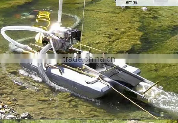 Chinese Mini Portable Gold Dredger in Small River photo-5