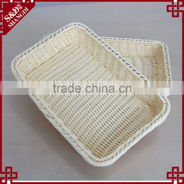 Food Safe Grade Woven Bread Tray Rattan Basket photo-3