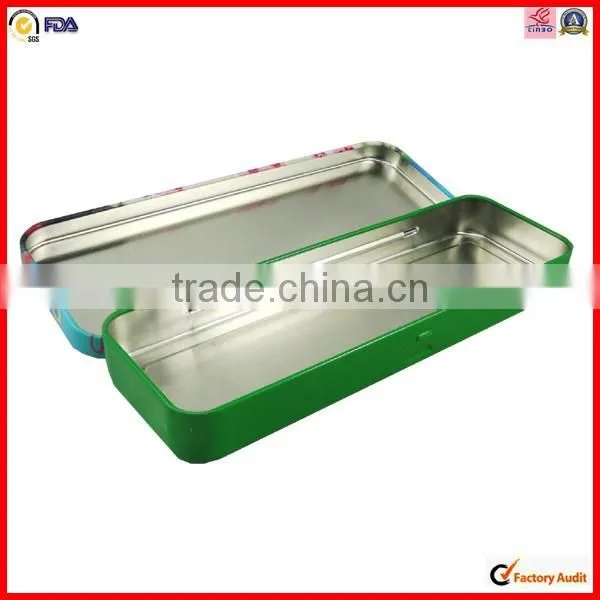 Professional Custom Rectangle Pen Metal Tin Box photo-3
