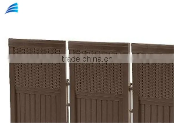 Outdoor Resin Wicker Screen photo-3