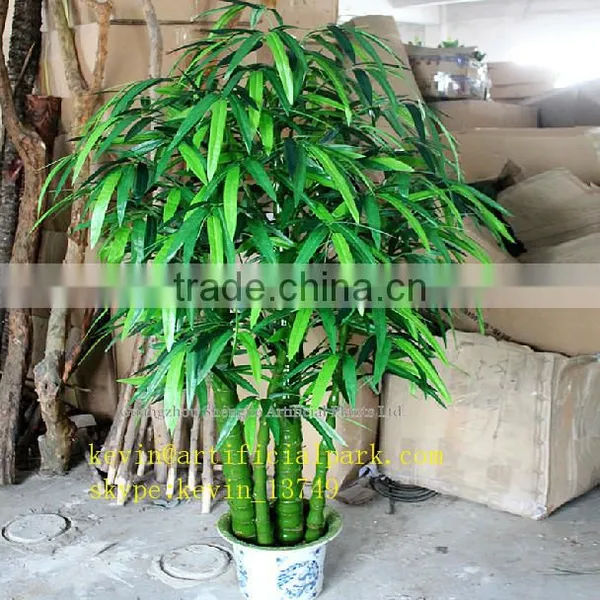 LF101616 Artificial Bamboo Plants/hot Sale Real Trunk Fake Bamboo Plants photo-2