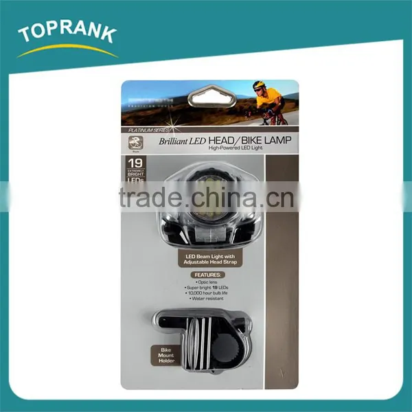 Hot Selling Waterproof Super Bright 19LED High Powered Bike Head Light With Bicycle Pump photo-2