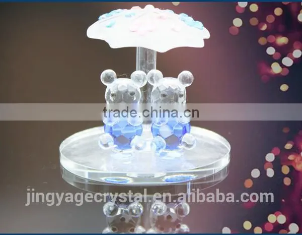Creative Crystal Bride and Groom Figurines Wedding Favours for Guests/gift for Wedding Souvenir photo-2