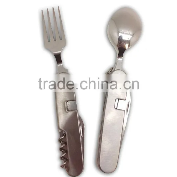 High Quality Stainless Steel Fork and Spoon Tool Set, 6 in 1 Fork and Spool Set photo-2