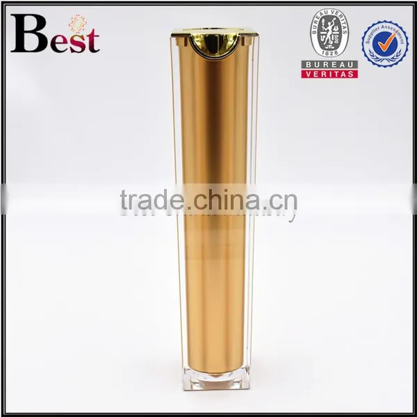 50ml Gold Acrylic Spray Pump Bottle Luxury Pump Pressure Spray Bottle for Lotion photo-3