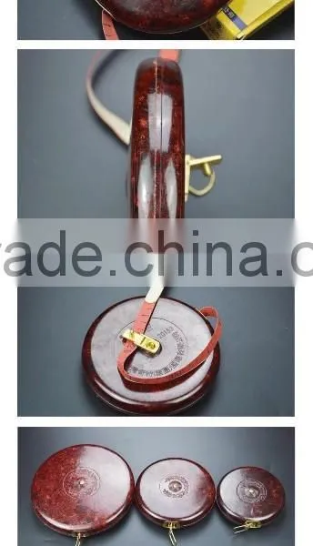 China 20m Bakelite Shell Senior Leather Measuring Tape photo-4