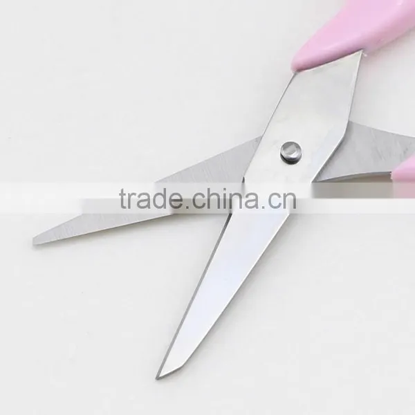 Pink Handle Stainless Steel Blade Scissors With Two Sizes photo-5
