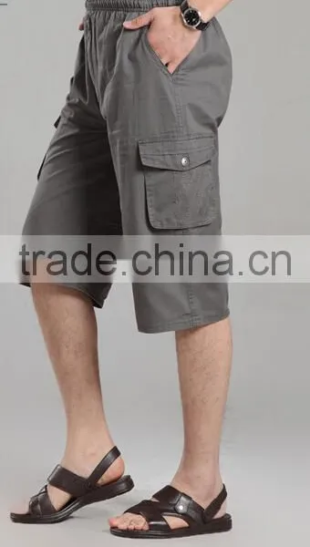 Man Shorts, MTM Service, Half Leg Length Shorts, Gray Shorts photo-2