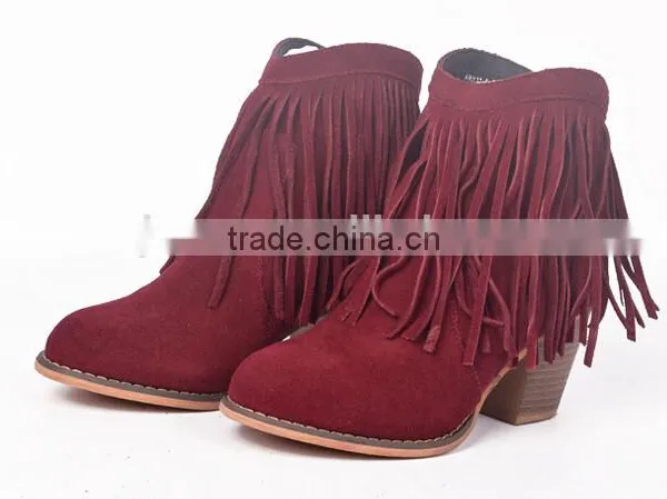 GZY Heel Shoes Women Low Cut Latest Boots China Export Guanghzou Factory Wholesale Eur0pe and American 2017 Stcok photo-2