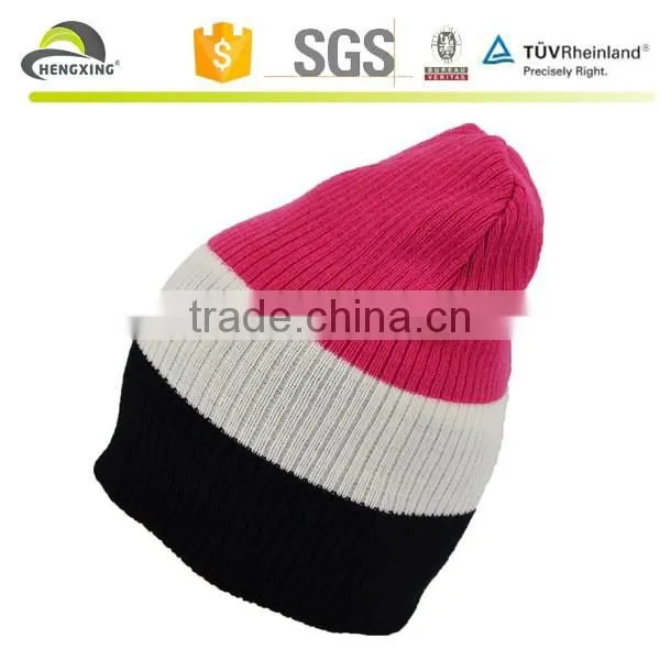 2015 New Custom High Design Women Knitted Beanie Hat Skull Cap photo-2