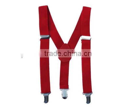 Baby Solid Suspender Children's Suspender Belt Clip-on Elastic Suspender photo-5