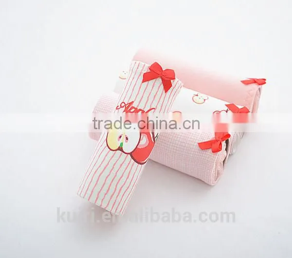 Cotton Seamless Brief Ladies Underwear Manufacturers Love Cute Pink Apple photo-5