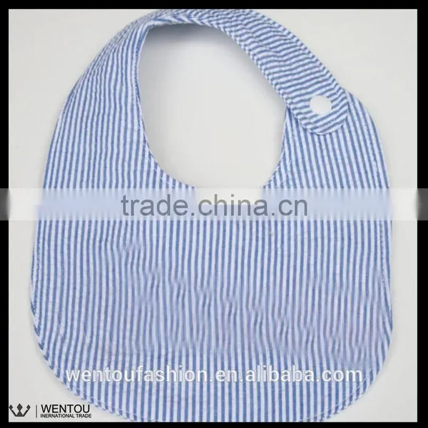 Wholesale Personalized Plain Seersucker Silicone Bib photo-5