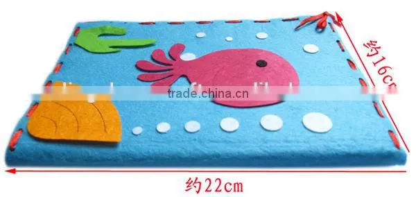 Handmade Felt Book Notebook Cover for Children's Educational Kids / Educational Learning Crafting photo-6