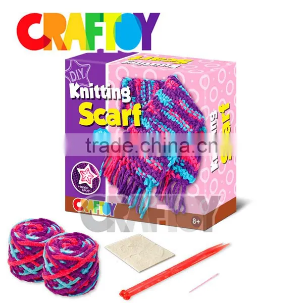 Make it Yourself Knitting Scarf En71 Diy Toy Art and Craft photo-2