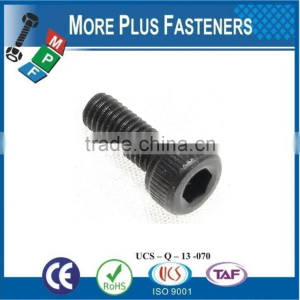 Made in Taiwan Plain Alloy Steel Black Oxide Metric Stainless Steel Socket Head Cap Screw photo-4