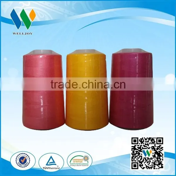 Good Color Fastness Dyed Plastic Cone Polyester Sewing Thread 20s,40s,50s,60s 5000metr photo-4