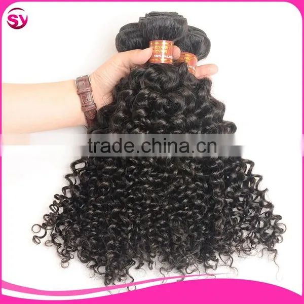 Different Types Of Curly Hair Extension For Black Women,Double Sewed Weave Hair Brazilian Kinky Curly Virgin Hair photo-2
