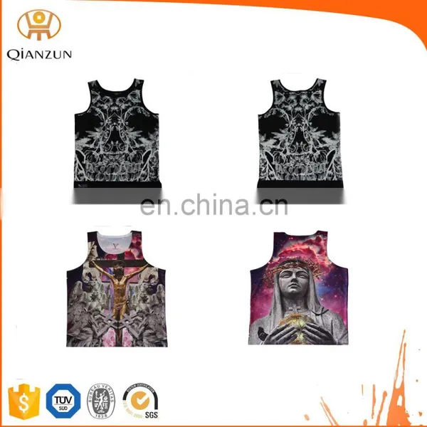 Gym 100% Cotton Custom Tank Top for Yoga, Fitness photo-2