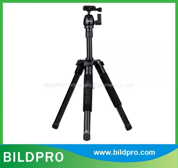 Compact Tourism DSLR Camera Tripod Aluminum Photographic Tripod Stand photo-2