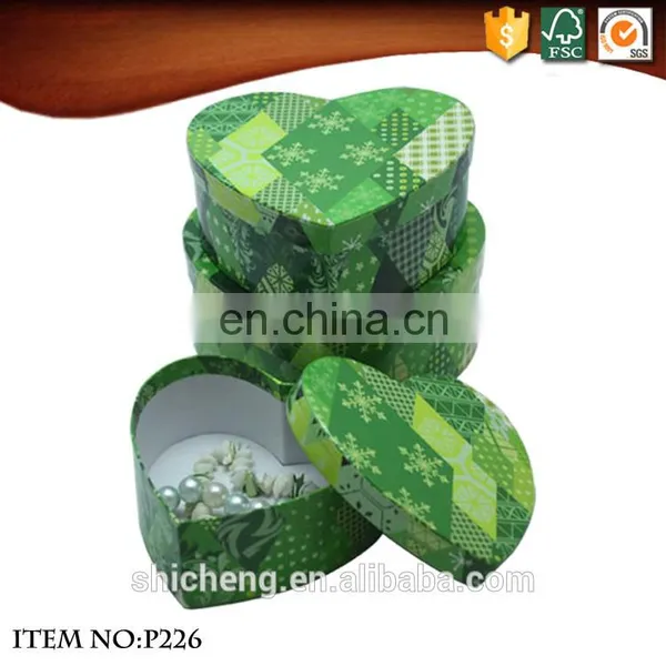 Customized Top Art Craft Quanlity Heart -Shaped Cardboard Gift Box photo-3