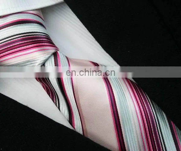Factory Prices Promotional Logo Printing Fashion Stripe Polyester Tie photo-5