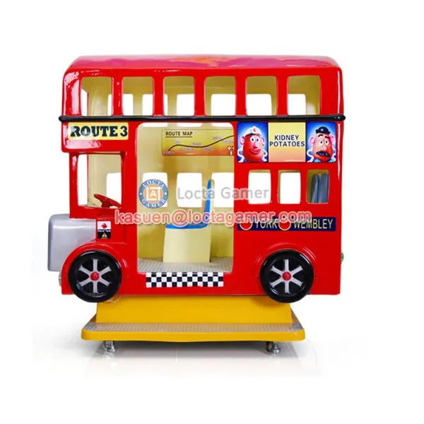 Zhongshan Amusement Rocking Machine Car Game Swing Machine London Bus Kiddie Rides photo-5