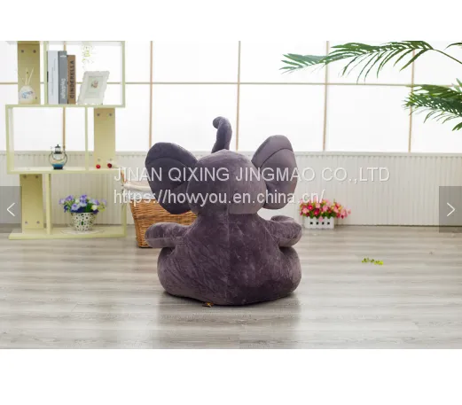 2019 Animal Elephant Baby Plush Sofa Chair for Sitting photo-3