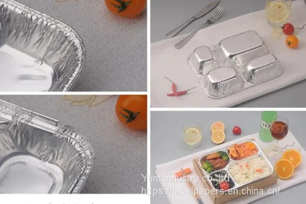 Food Container 4 Compartment Lunch Box Food Tray Takeaway Container photo-2