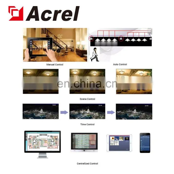 Landscape Lighting KNX Bus Protocal 0-10V Dimming Module ASL100-SD4/16 Acrel 300286.SZ photo-3